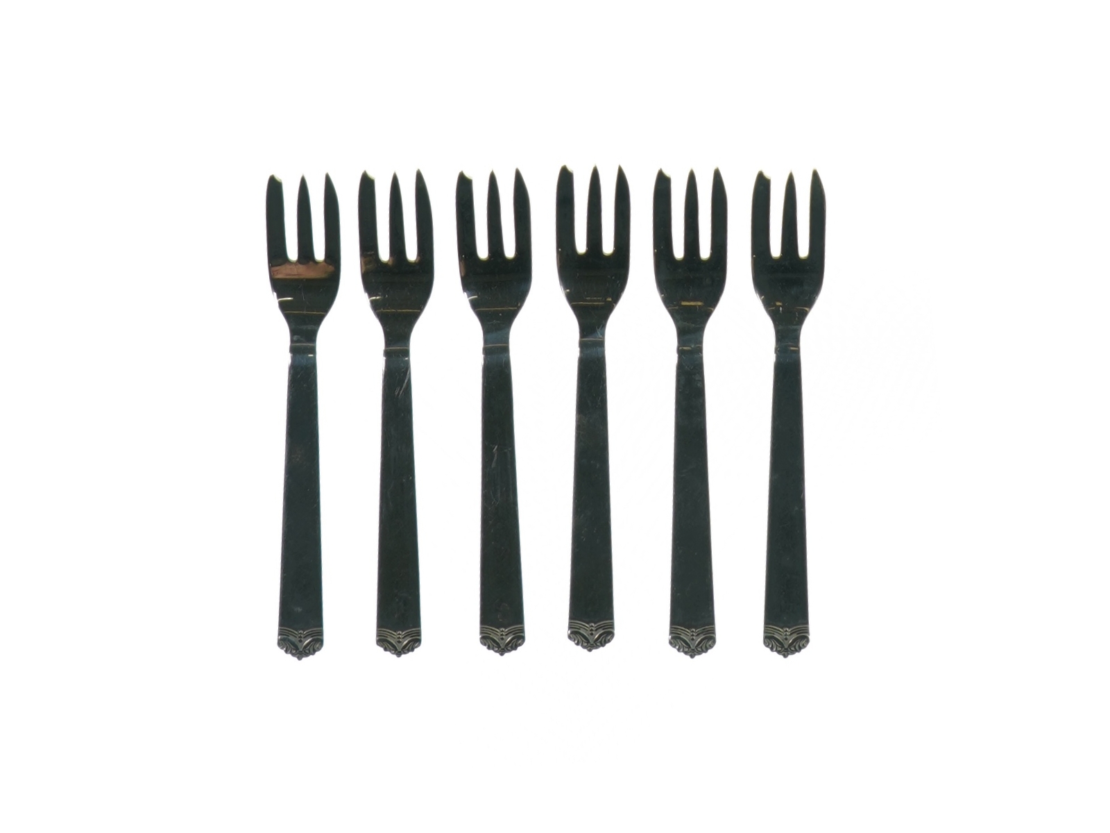 Kagegafler (6 stk.) fra Ukendt (str. L: 14,5cm)