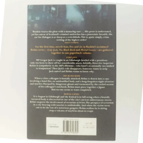 Three great novels : Rebus: the St. Leonard's years af Ian Rankin (Bog)