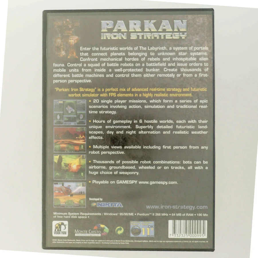 Parkan Iron Strategy PC Spil fra Monte Cristo