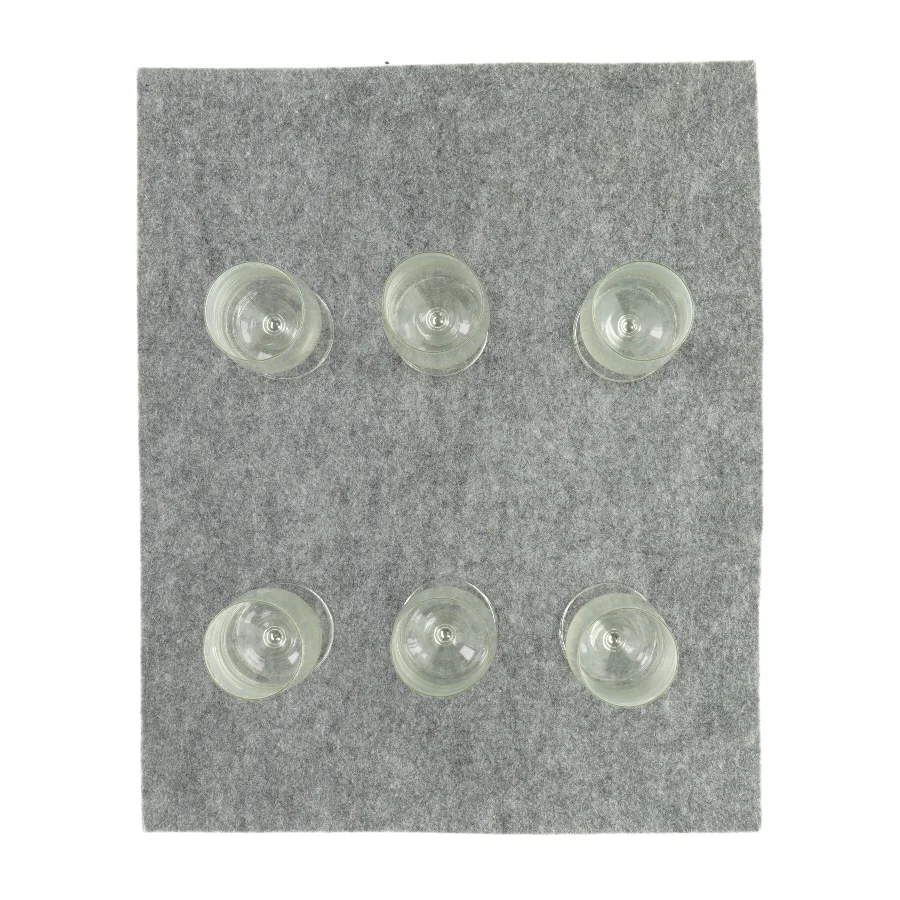 Hvidvinsglas (6 stk) fra Lausitz (str. HØ 17x5,5 cm)