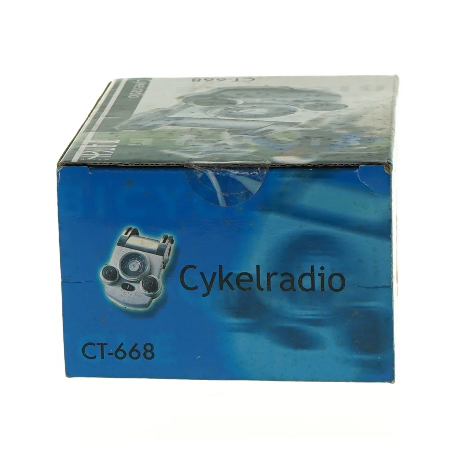 Cykelradio fra Fakta (str. LBH: 9x6,5x15,5cm)