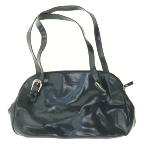 Sort skuldertaske (str. 38 x 18 x 9 cm)