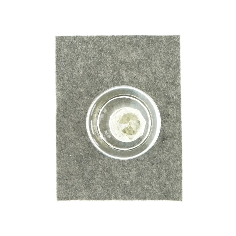 Glaskaraffel med prop (str. HØ: 16x10 cm)