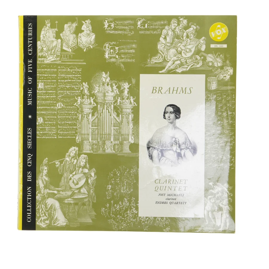 Brahms Clarinet Quintet vinyl fra VOX