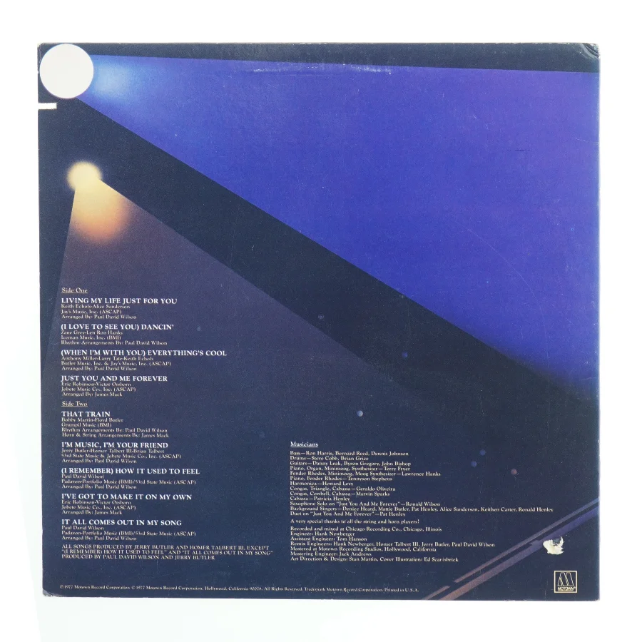Jerry Butler LP - It All Comes Out In My Song
