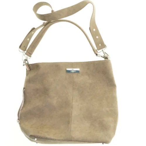 Lædertaske i skuldertaskestil fra Rosemunde (str. 40 x 35 x 16 cm)