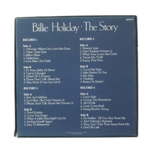 Billie Holiday - The Story, LP-Set fra Scana