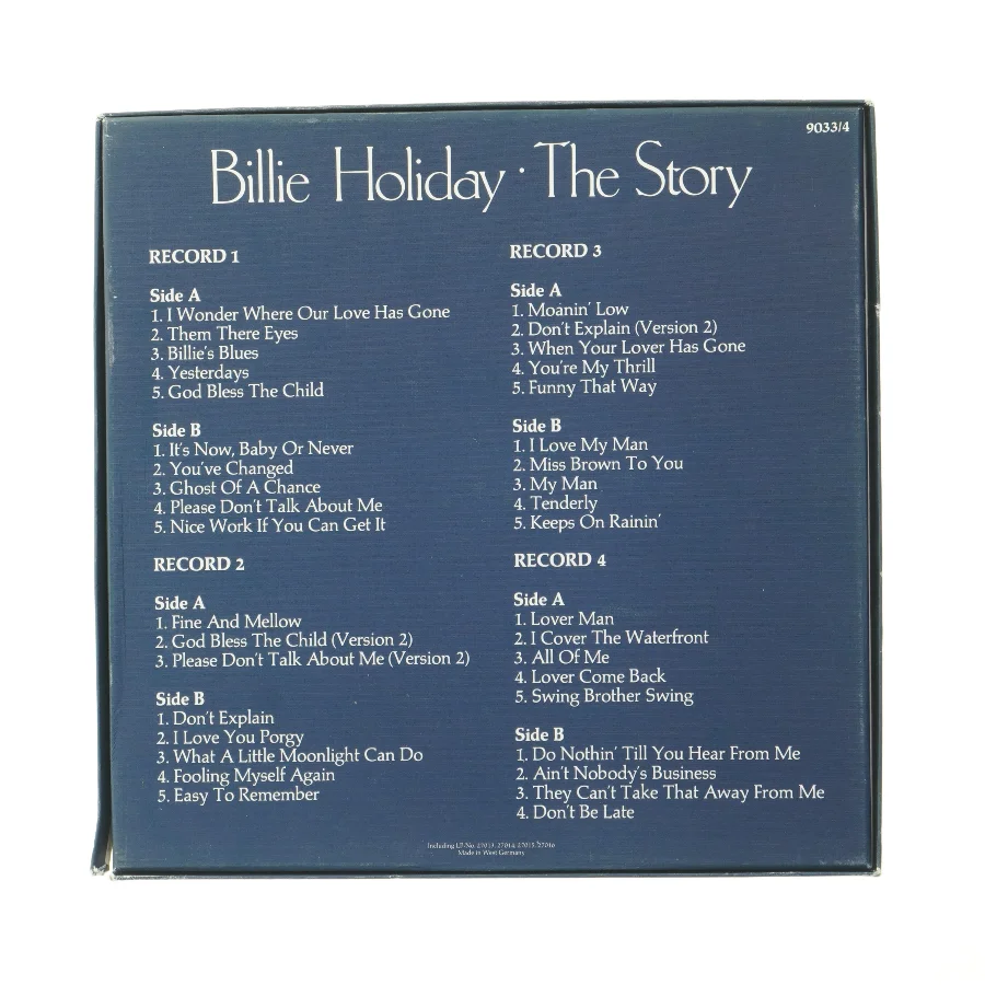 Billie Holiday - The Story, LP-Set fra Scana