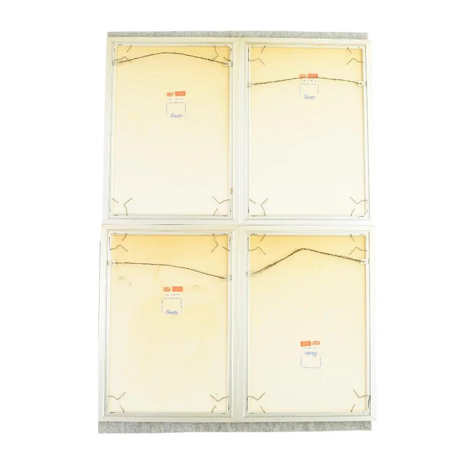 4 billedrammer med billeder fra Ukendt (str. LB 42 30)