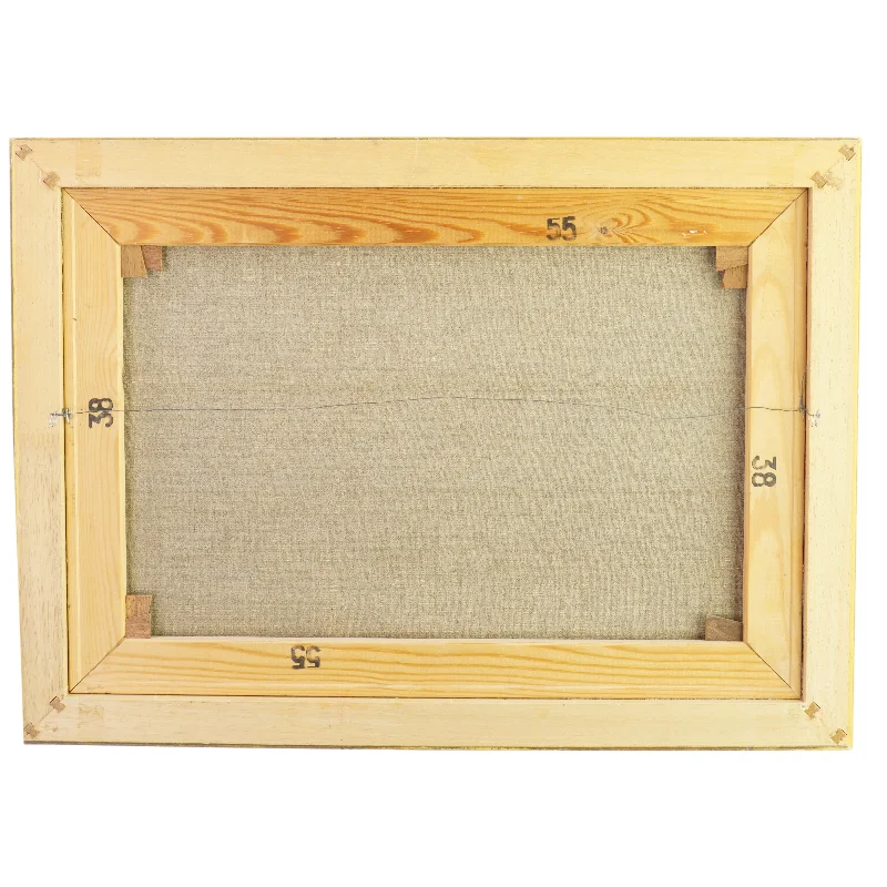 Maleri i ramme natur billede  Ukendt (str. LB:62,5x46cm)