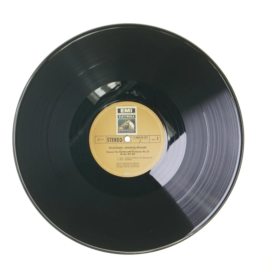 Mozart Koncert for Klavier og Orkester LP fra EMI Electrola