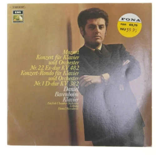 Mozart Koncert for Klavier og Orkester LP fra EMI Electrola