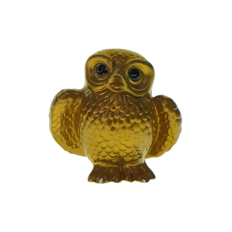 Dekorativ uglefigur  (str. LBH:6x8x8cm)