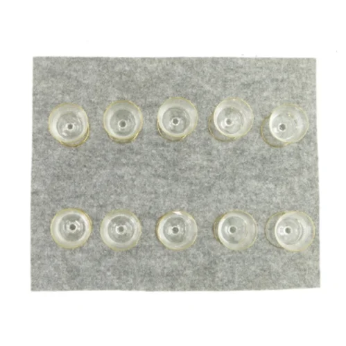 Små vinglas med guldkant 10 styk (str. HØ: 10x5,5)