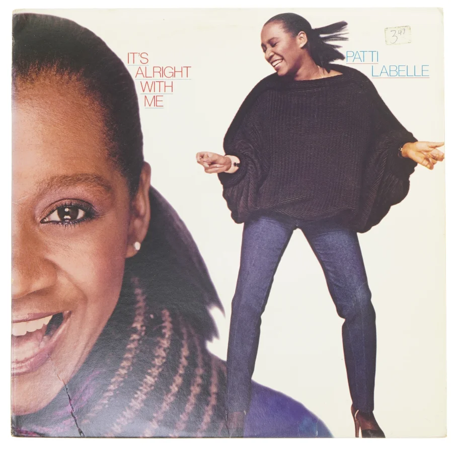 Patti LaBelle LP - It's Alright with Me fra Epic (str. 31x31 cm)