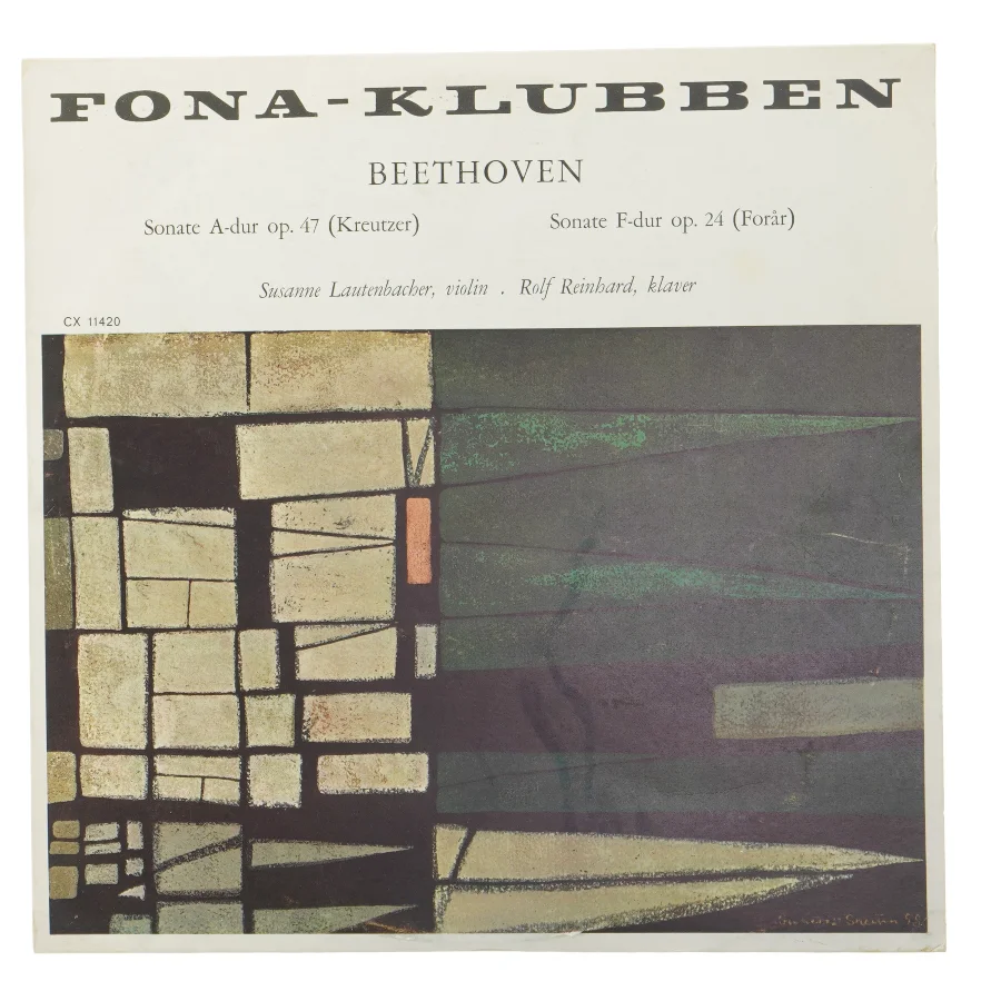 Beethoven LP fra Fona-Klubben fra Fona-Klubben
