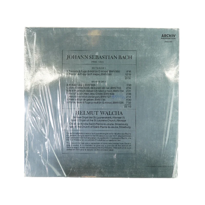 HI-FI Orgel - Bach - Walcha (LP)