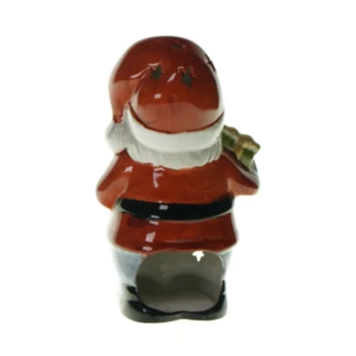 Dekorativ julemandsfigur med lys (str. LB:23x7cm)