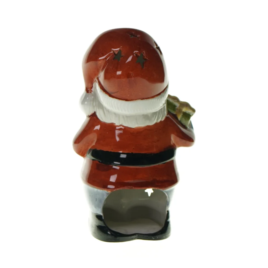 Dekorativ julemandsfigur med lys (str. LB:23x7cm)