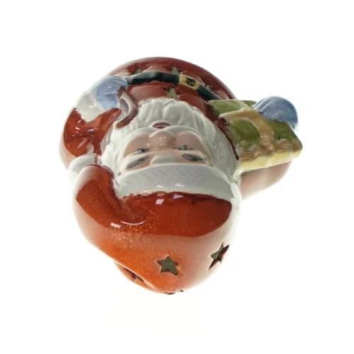 Dekorativ julemandsfigur med lys (str. LB:23x7cm)