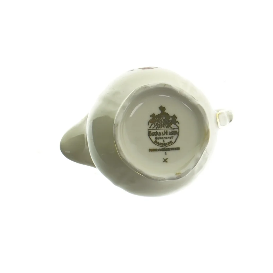 Kande med blomstermønster fra Bucka&Nissen (str. HØ:11x8cm)