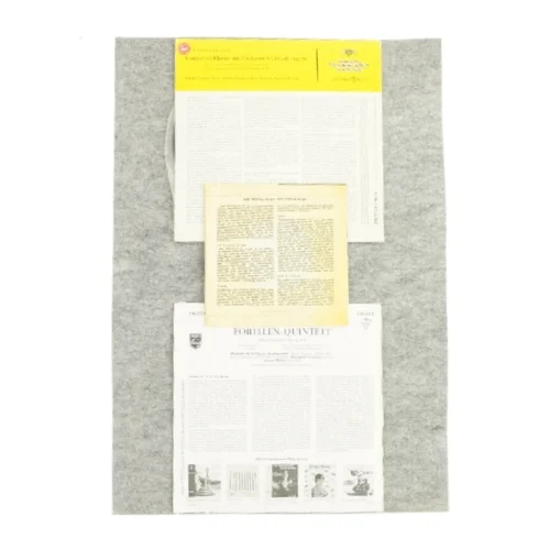 3 forskellige vinylplader fra Ukendt