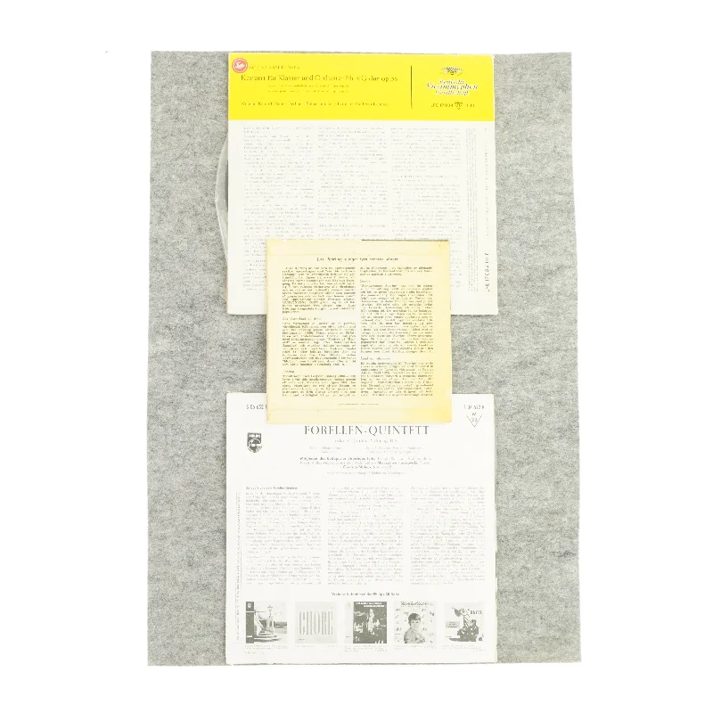 3 forskellige vinylplader fra Ukendt