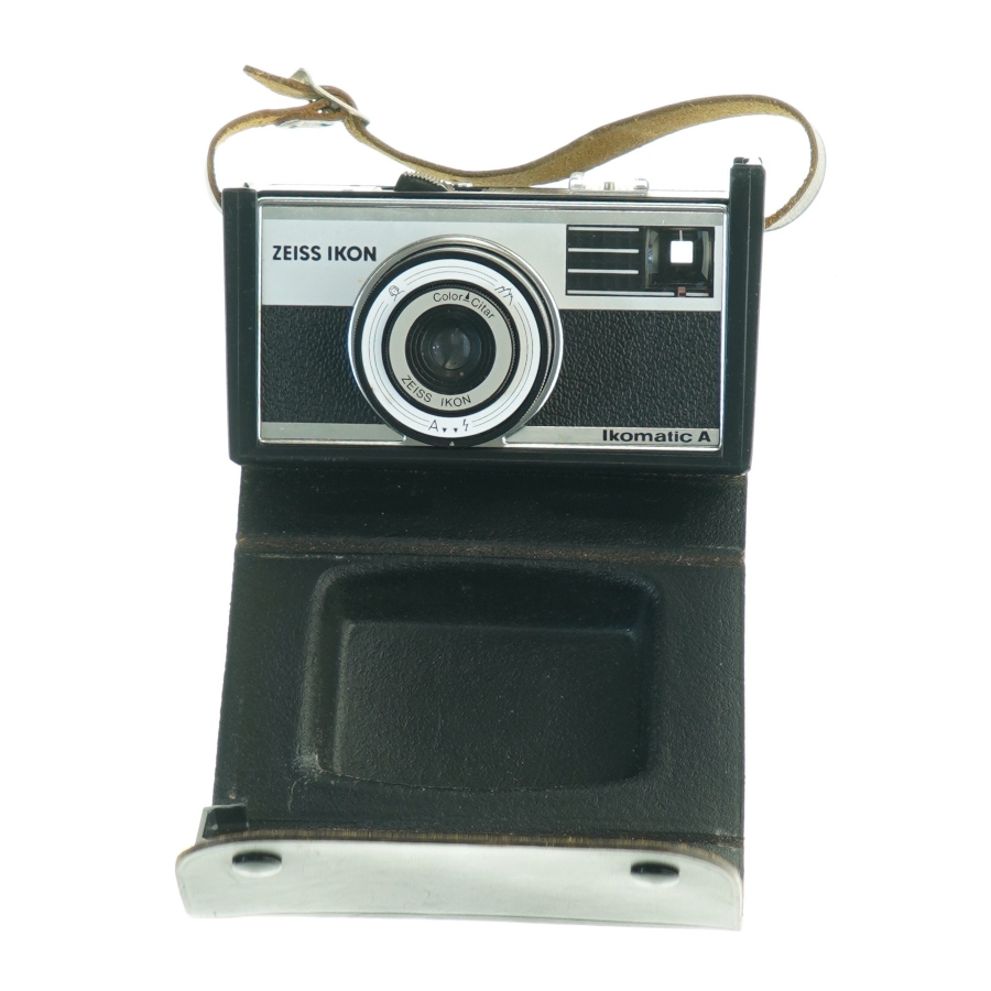 Zeiss Ikon Ikomatisk A kamera med etui fra Zeiss Ikon (str. 13 x 8 cm)