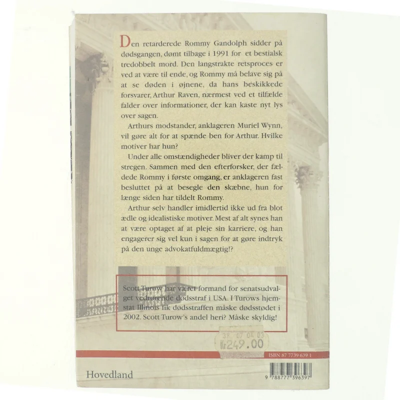 Sidste appel : roman af Scott Turow (Bog)