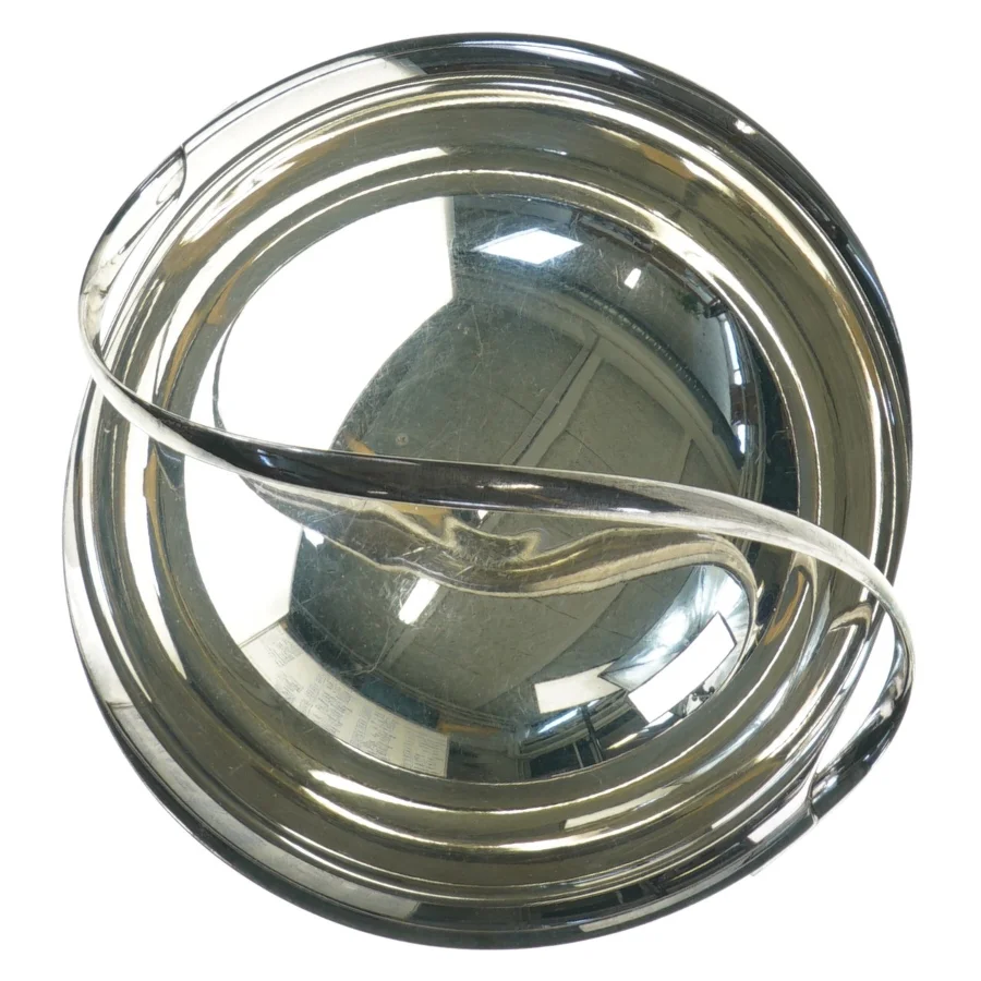 Sølvfarvet sukkerskål med håndtag fra I/S Richmond (str. 16 x 12 cm)