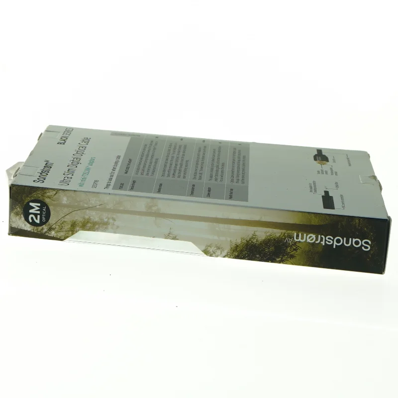 Sandstrøm Ultra Slim Digital Optisk Kabel med mini-TOSLINK adaptere fra Sandstrøm (str. 20 x 14 cm)