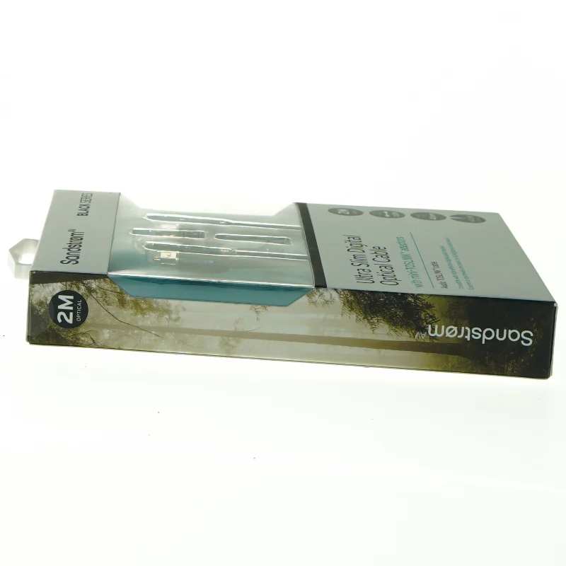 Sandstrøm Ultra Slim Digital Optisk Kabel med mini-TOSLINK adaptere fra Sandstrøm (str. 20 x 14 cm)