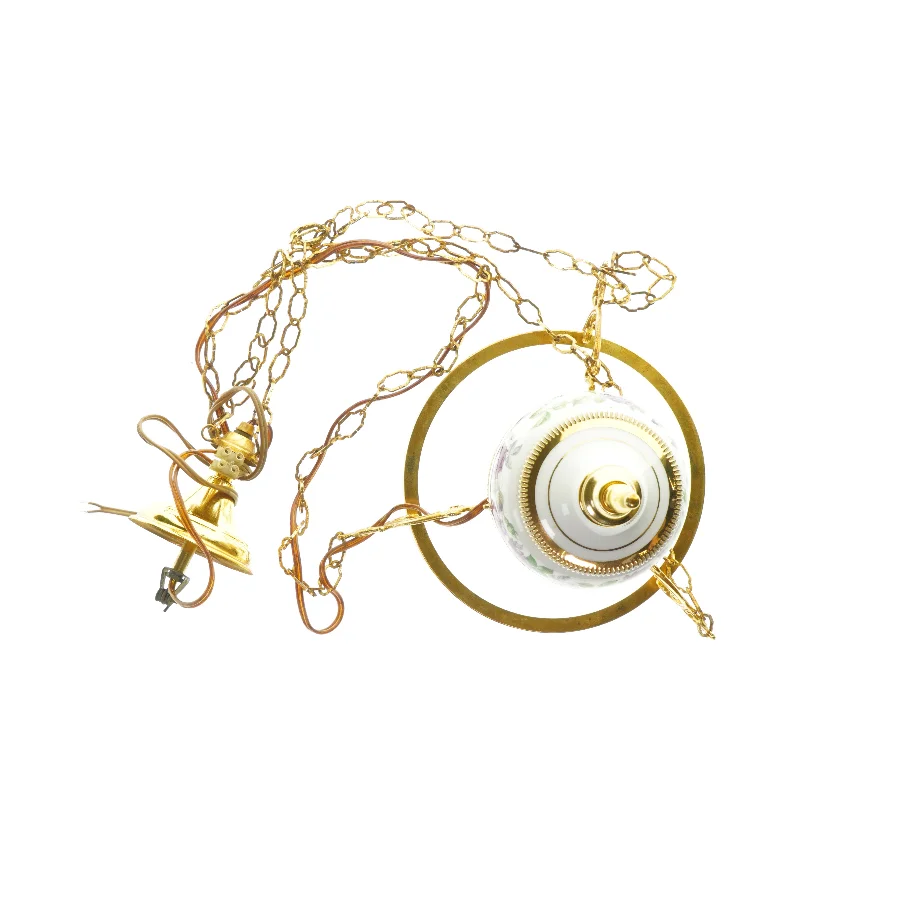 Gammeldags pendler lampe (str. HØ: 28x22 cm)