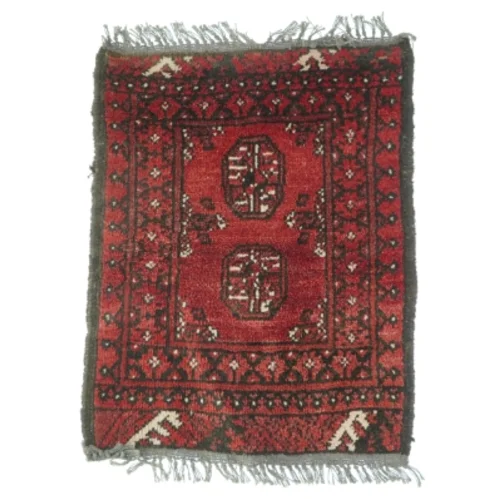 ægte Tæppe med mønster  (str. LB:70x54cm)