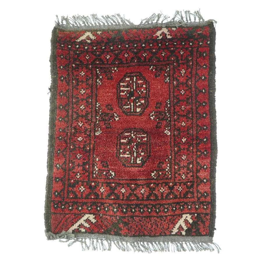 ægte Tæppe med mønster  (str. LB:70x54cm)