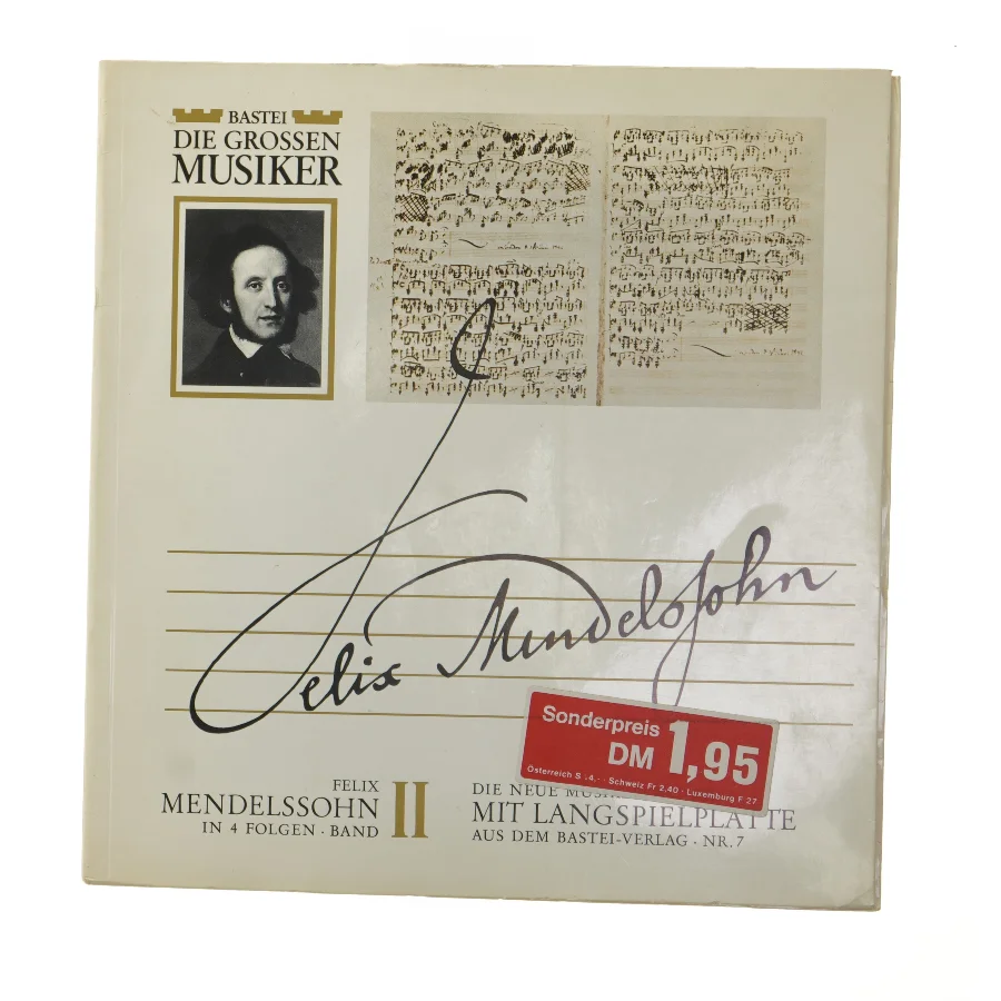 Felix Mendelssohn LP plade fra Bastei