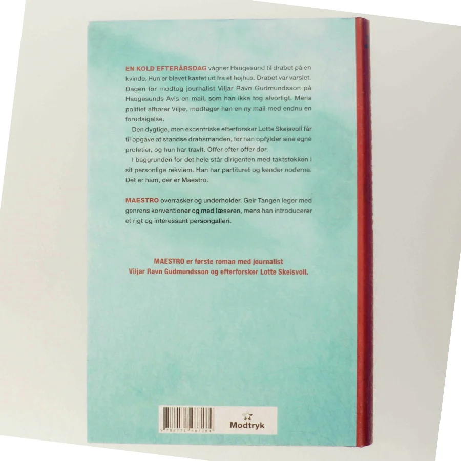 Maestro : kriminalroman af Geir Tangen (f. 1970) (Bog)