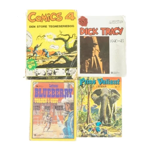 Forskellige tegneserier (4 stk)