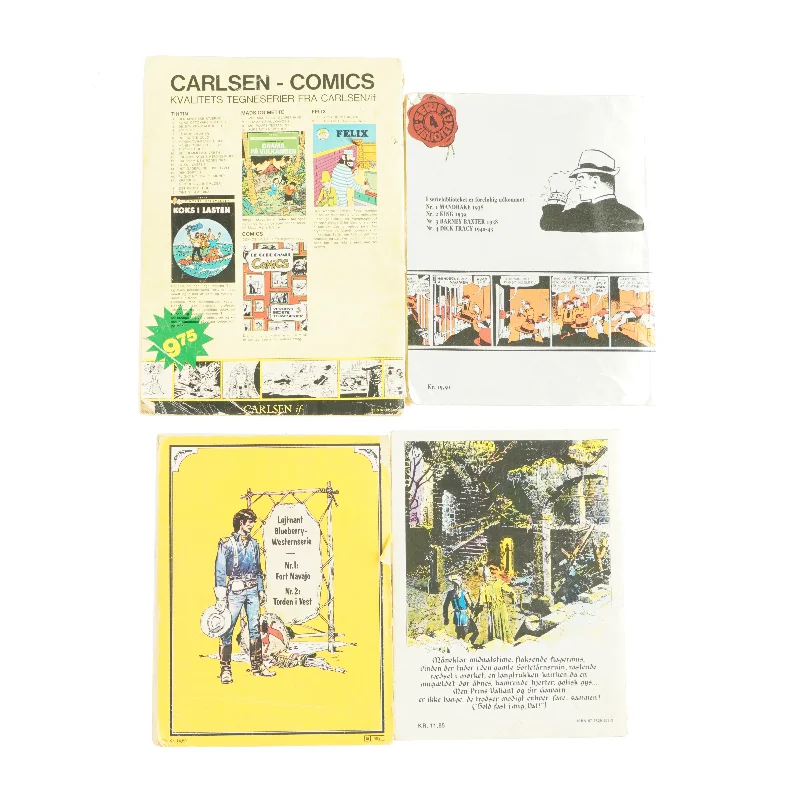 Forskellige tegneserier (4 stk)