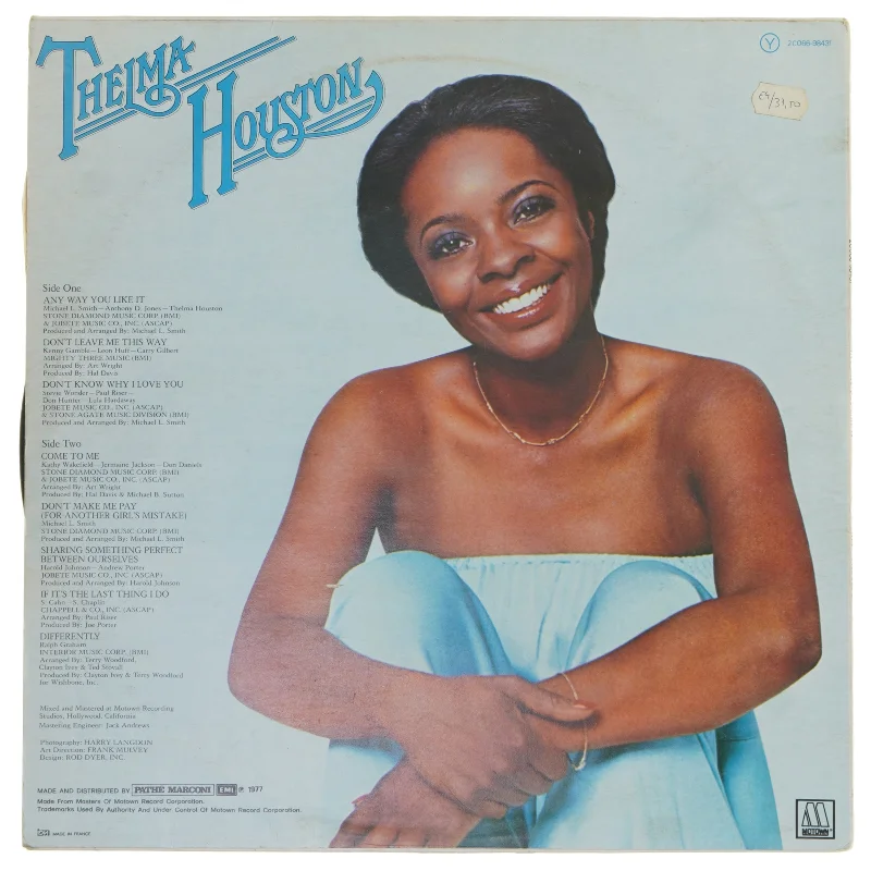 Vinyl Record - Thelma Houston: Any Way You Like It