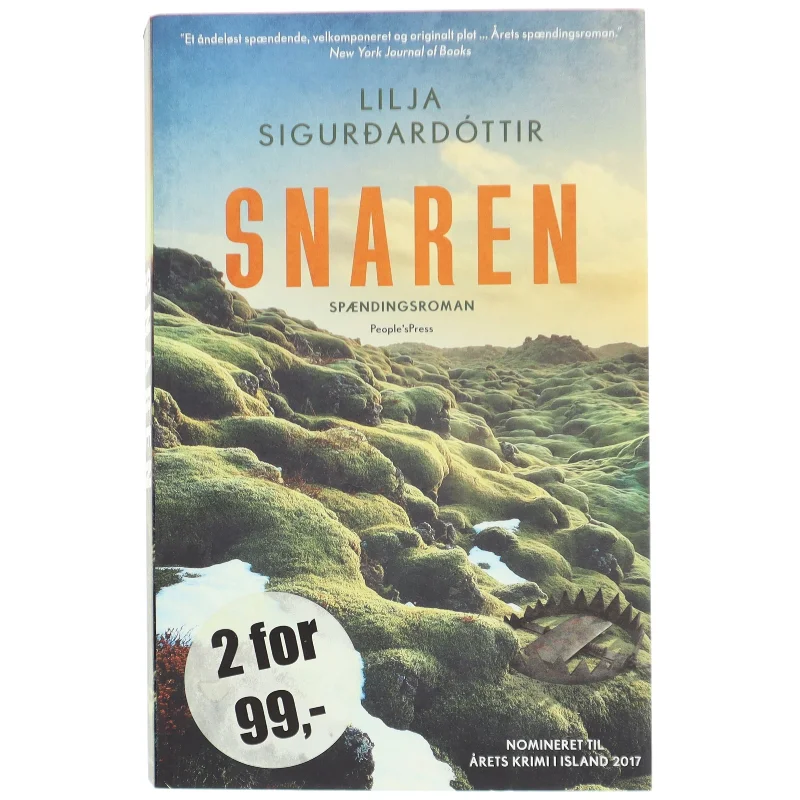 Snaren : spændingsroman af Lilja Sigurðardóttir (f. 1972) (Bog)