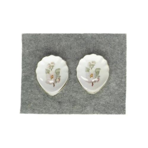 Små skåle med blomstermønster (2 stk.) fra Ukendt (str. LB:10x8,5cm)