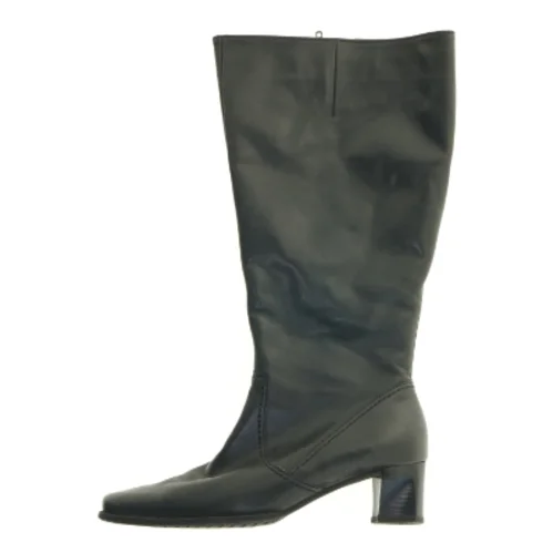 Sorte læderstøvler fra Gabor (str. 3,5)