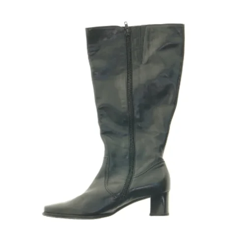 Sorte læderstøvler fra Gabor (str. 3,5)