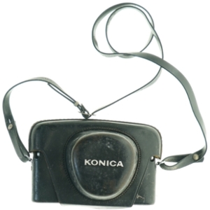 Konica EE-Matic Deluxe F kamera med taske fra Konica (str. 9 x 15 cm)