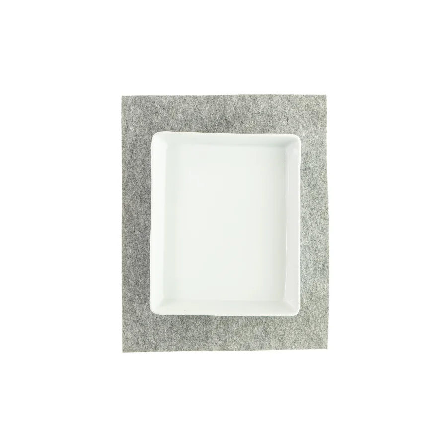 Porcelænsfad (str. LBH: 29 x 24 x 5 cm)