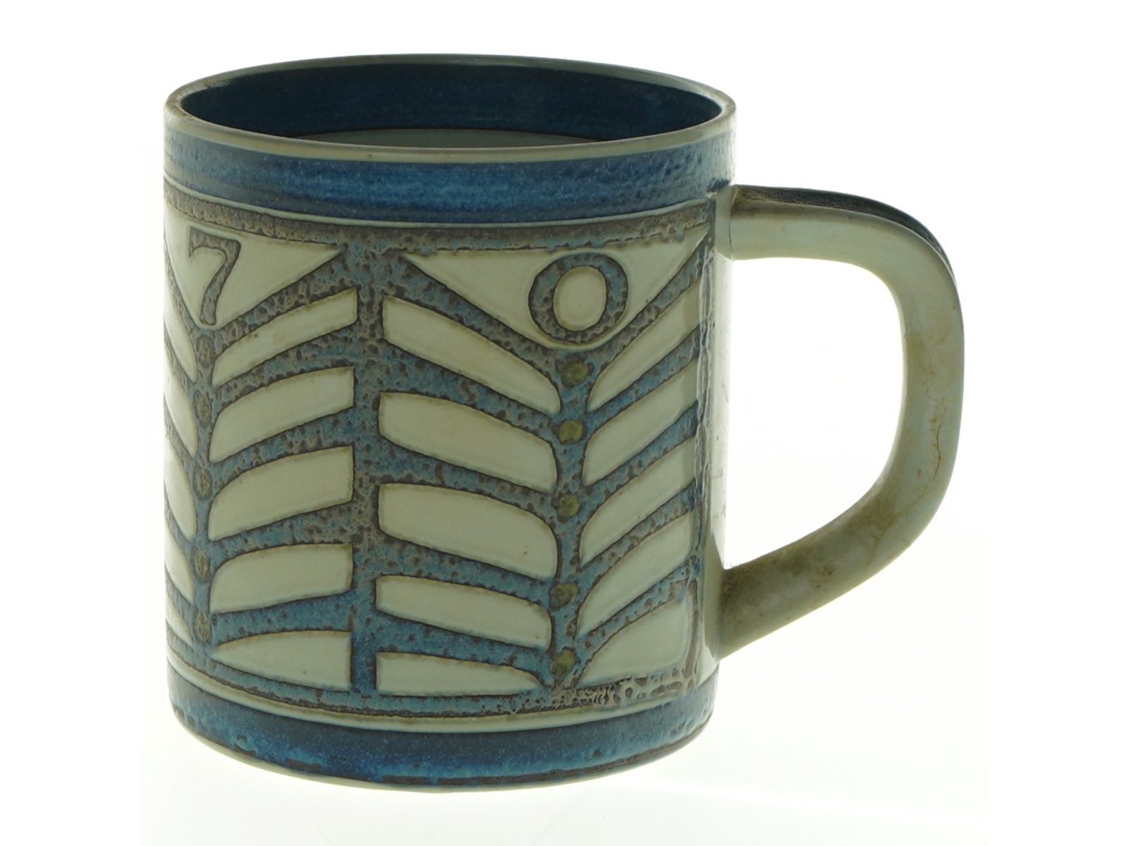 Kunstkrus 1970 fra Royal Copenhagen (str. 11,5 x 10 cm)