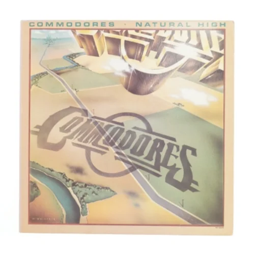 Commodores - Natural High LP fra Motown (str. Ø. 30 cm)
