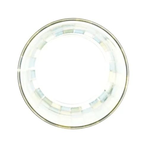 Dekoreret glasvase (str. 14 x 7 cm)