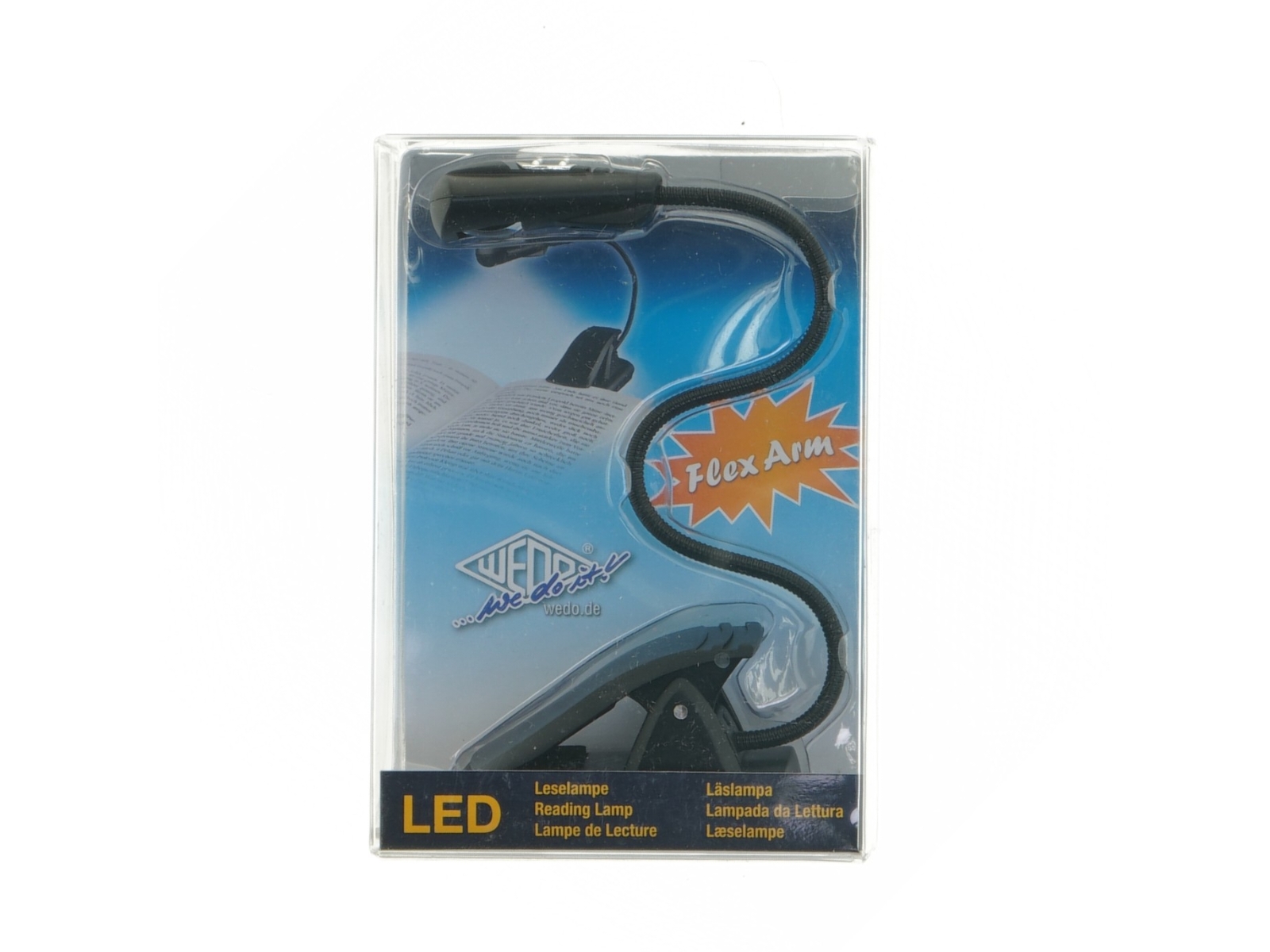 LED Læselampe med Klip (str. 3 x 8 x 14 cm)